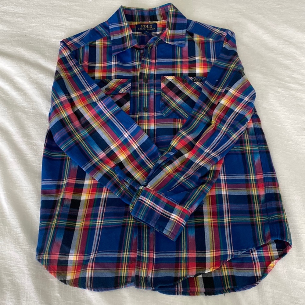 Polo Ralph Lauren boys plaid button down